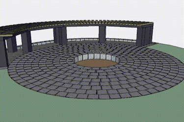 Bænk til bålsted i haven Bænk til bålsted i haven